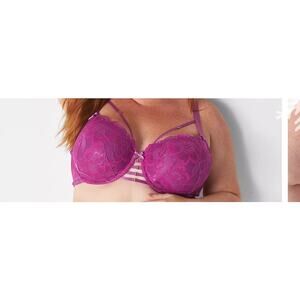 NWT Cross Dye Lace Boost Balconette Bra 42C